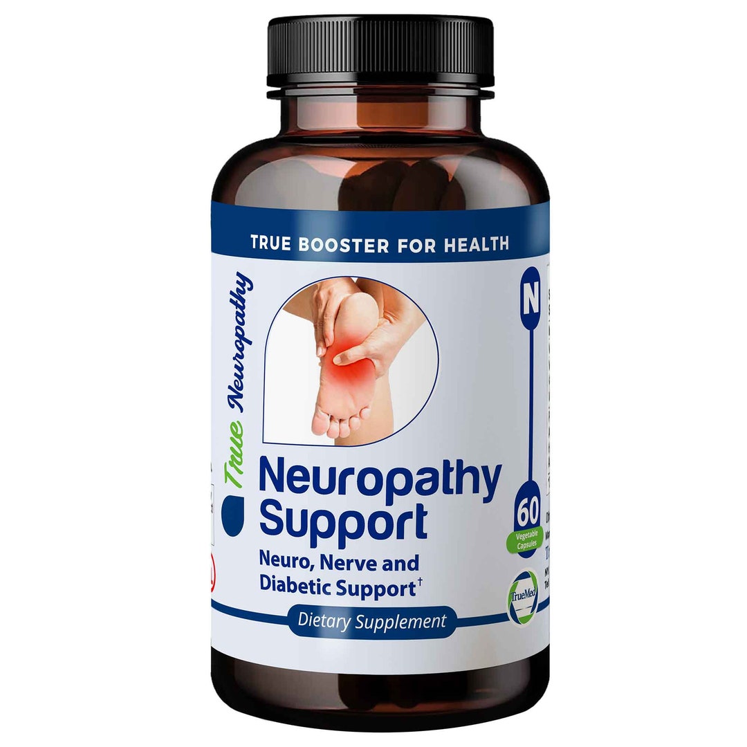 Truemed Neuropathy Vitamin D3, B12, B6, Acetyllcamitine, Alphalipoic