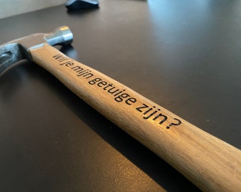 Personalized wooden hammer - Father's Day - Tools - Wedding - Birthday