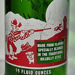 Hillbilly Pig " Original " Mountain Dew Bottle ..  It'll Tickle yore innards !