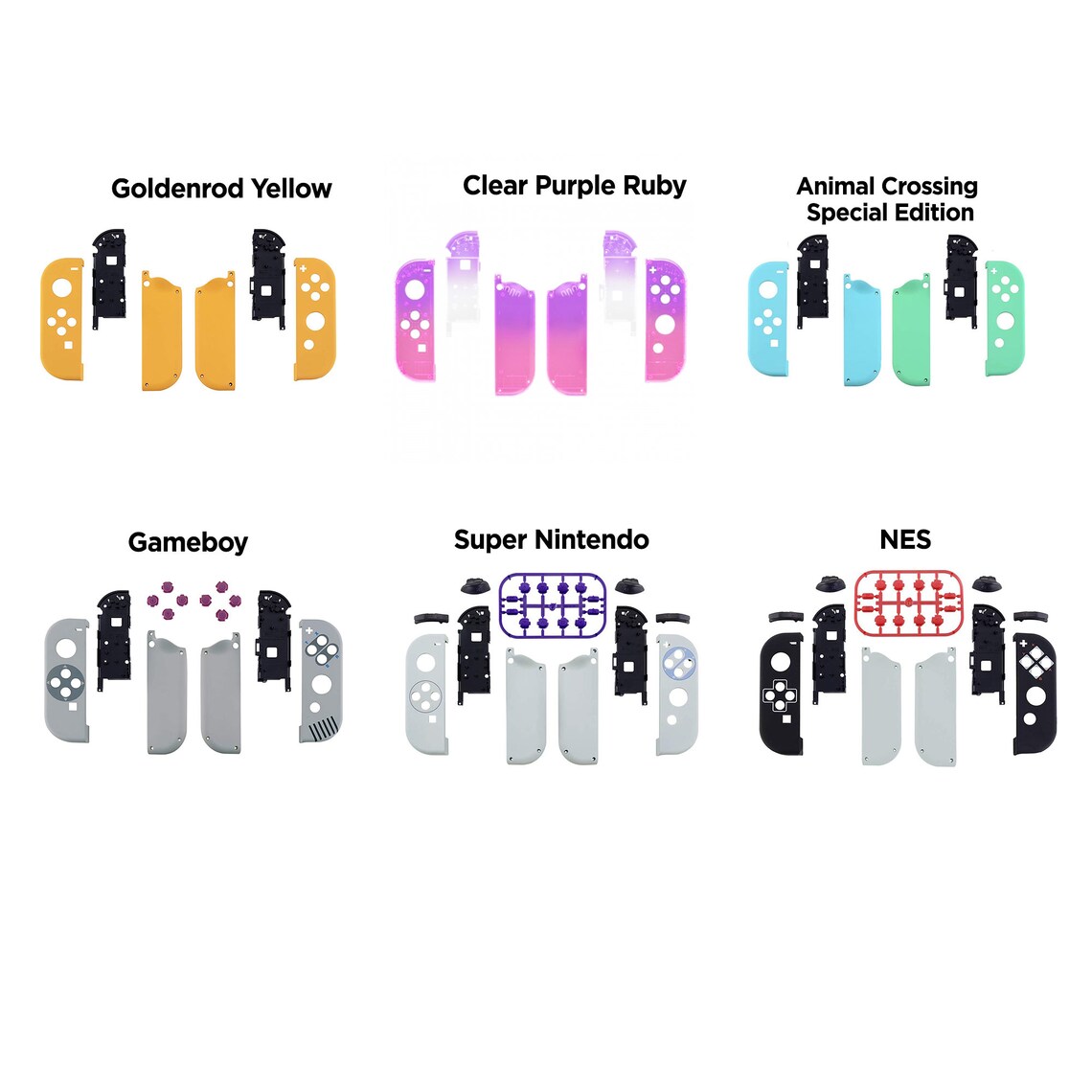 Nintendo Switch Joycon Housing Shells, DIY, Switch OLED, Custom Joycon