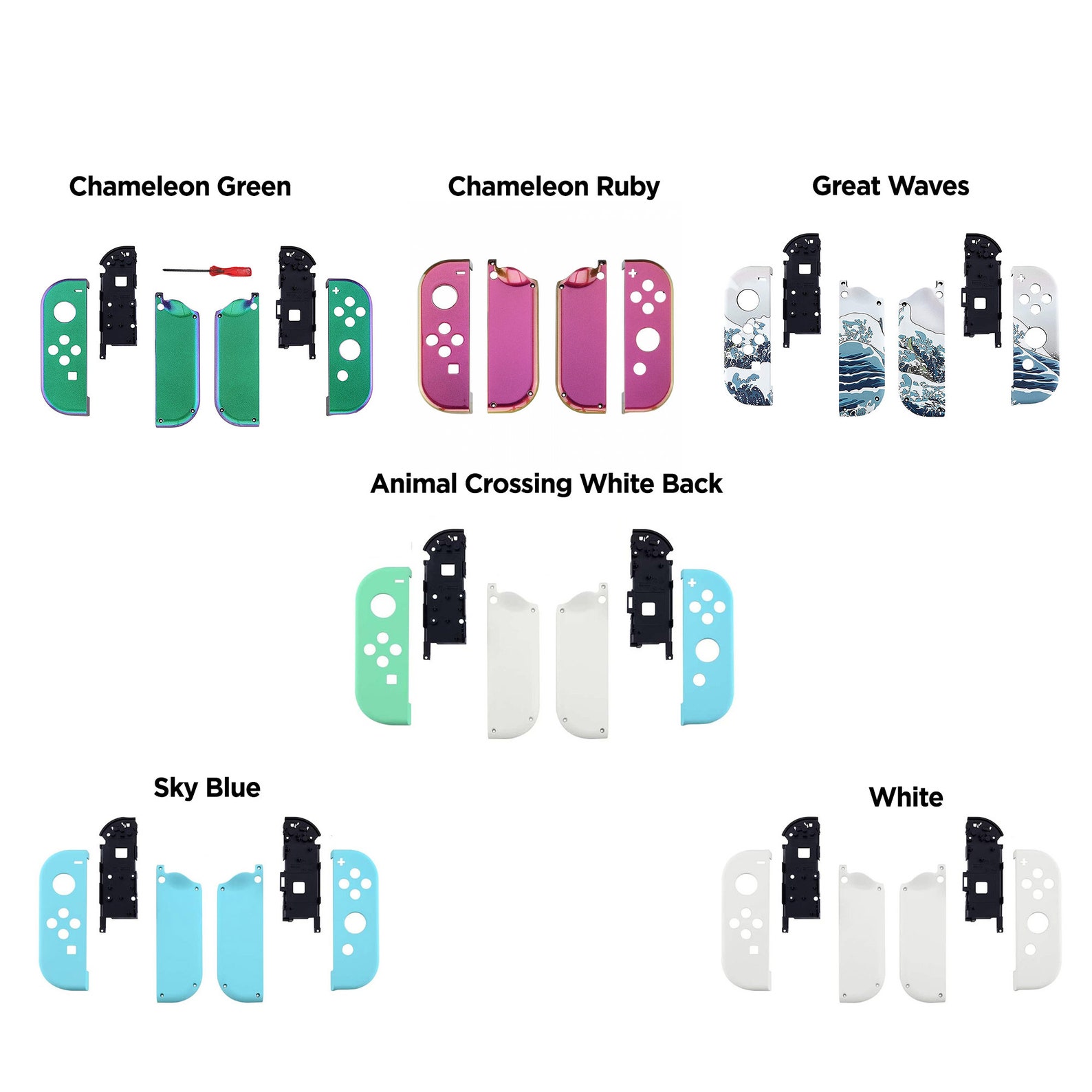 Nintendo Switch Joycon Housing Shells, DIY, Switch OLED, Custom Joycon