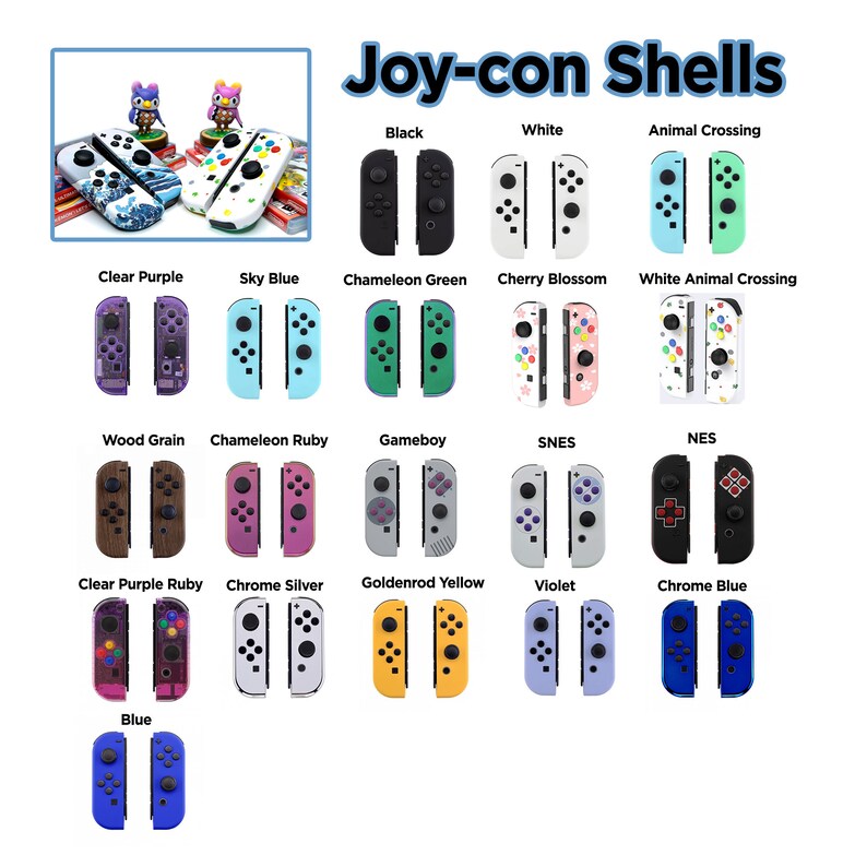 Nintendo Switch Joycon Housing Shells, DIY, Switch OLED, Custom Joycon