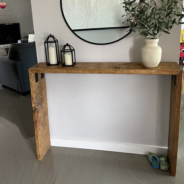 Waterfall Style Console Table Behind Couch Table Narrow Entryway Table Small Console Dining Sidebar Hallway Buffet Wood Sofa Table