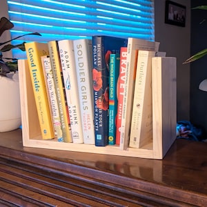 Mini sujetalibros para biblioteca, organizador de libros para escritorio de oficina, biblioteca pequeña para niños, soporte para libros pequeño, decoración, estante para sujetalibros, estantería pequeña