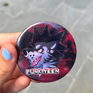 Punk Yeen 58mm Button Badge