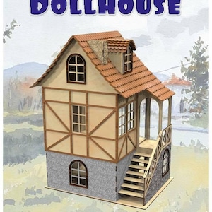 Doll House files, dollhouse svg files, playhouse files, laser files, Laser cut files, svg files, lightburn files, 3d svg files, xtool files
