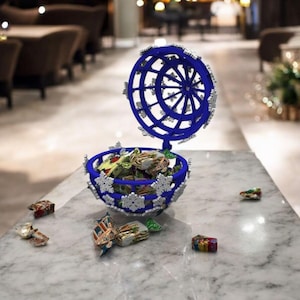 Snowflake Candy Box Laser Cut Files, 3D Gift Box (Digital Download)