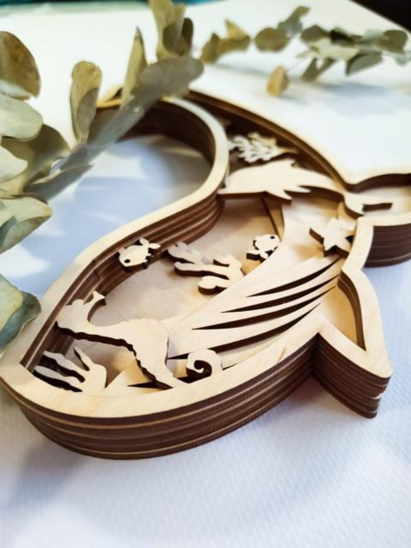 Whale 5 Layer SVG Laser Cut Files | Multilayer 3D Shadow Box ...