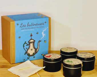 Les Butineuses - natural herbal tea tasting pack