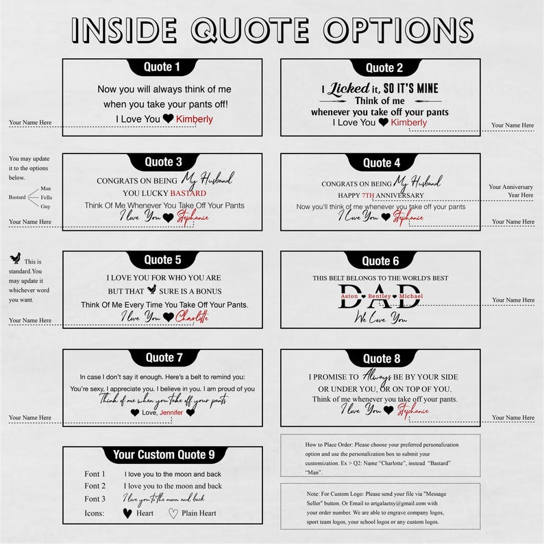 Customizable Dress Belt, Full Grain Leather Belt for Wedding & Anniversary, Romantic Gift for Boyfriend, Fathers Day Gift for Husband image 3