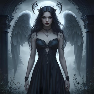 Dark angel print