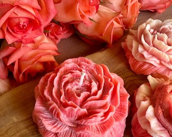 Soja-Kerze, Romantischer Blumenduft, Muttertagsgeschenk, Blumendekor