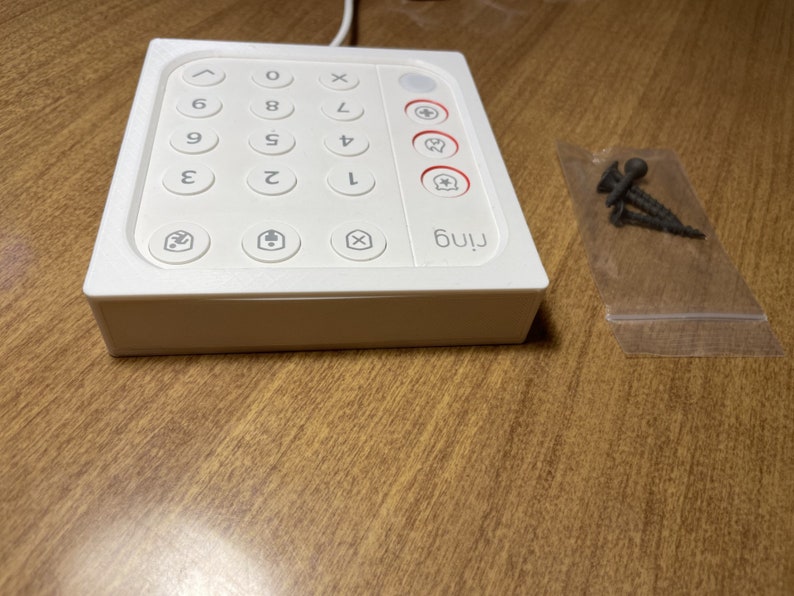 Ring Alarm Keypad Wall Mounting Case V2 3D Printed keypad Etsy