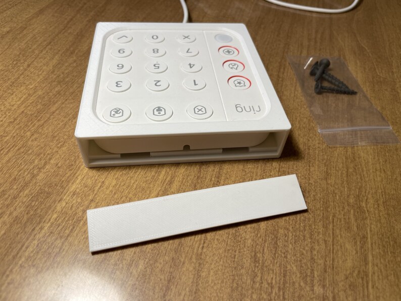 Ring Alarm Keypad Wall Mounting Case V2 3D Printed keypad Not Included