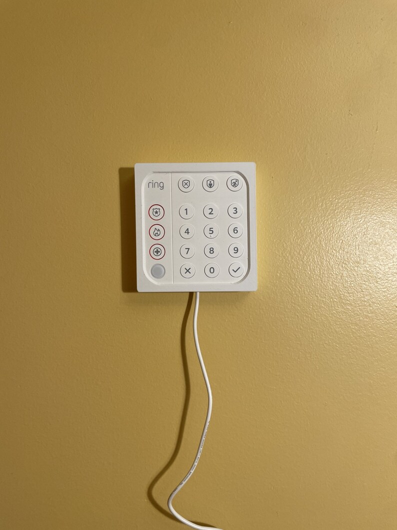 Ring Alarm Keypad Wall Mounting Case V2 3D Printed keypad Etsy