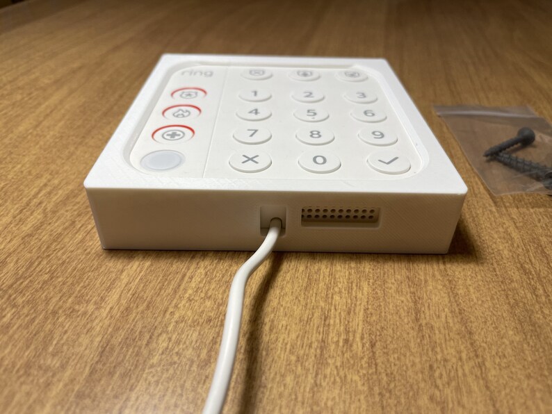 Ring Alarm Keypad Wall Mounting Case V2 3D Printed keypad Not Included