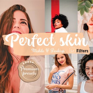 10 Portrait presets Lightroom face filters instagram perfect skin presets  for mobile lightroom desktop preset glow skin for pinterest