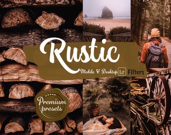 8 förinställningar Lightroom rustika filter för Instagram jordnära förinställningar naturförinställning Lightroom Pinterest-filter gårdsförinställningar varma