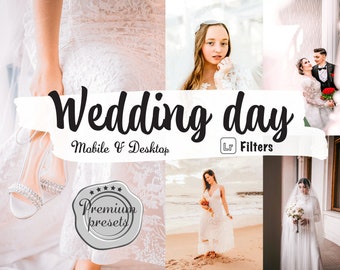 10 bröllopsförinställningar Lightroom ljusa bröllopsfilter Instagram-äktenskapsförinställningar för mobil Lightroom-förinställning för skrivbordet parfilter