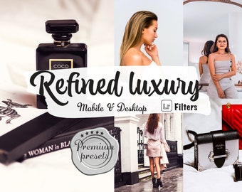 8 luxury presets Lightroom minimal presets instagram aesthetic filters  presets classy for mobile lightroom desktop elegant pinterest