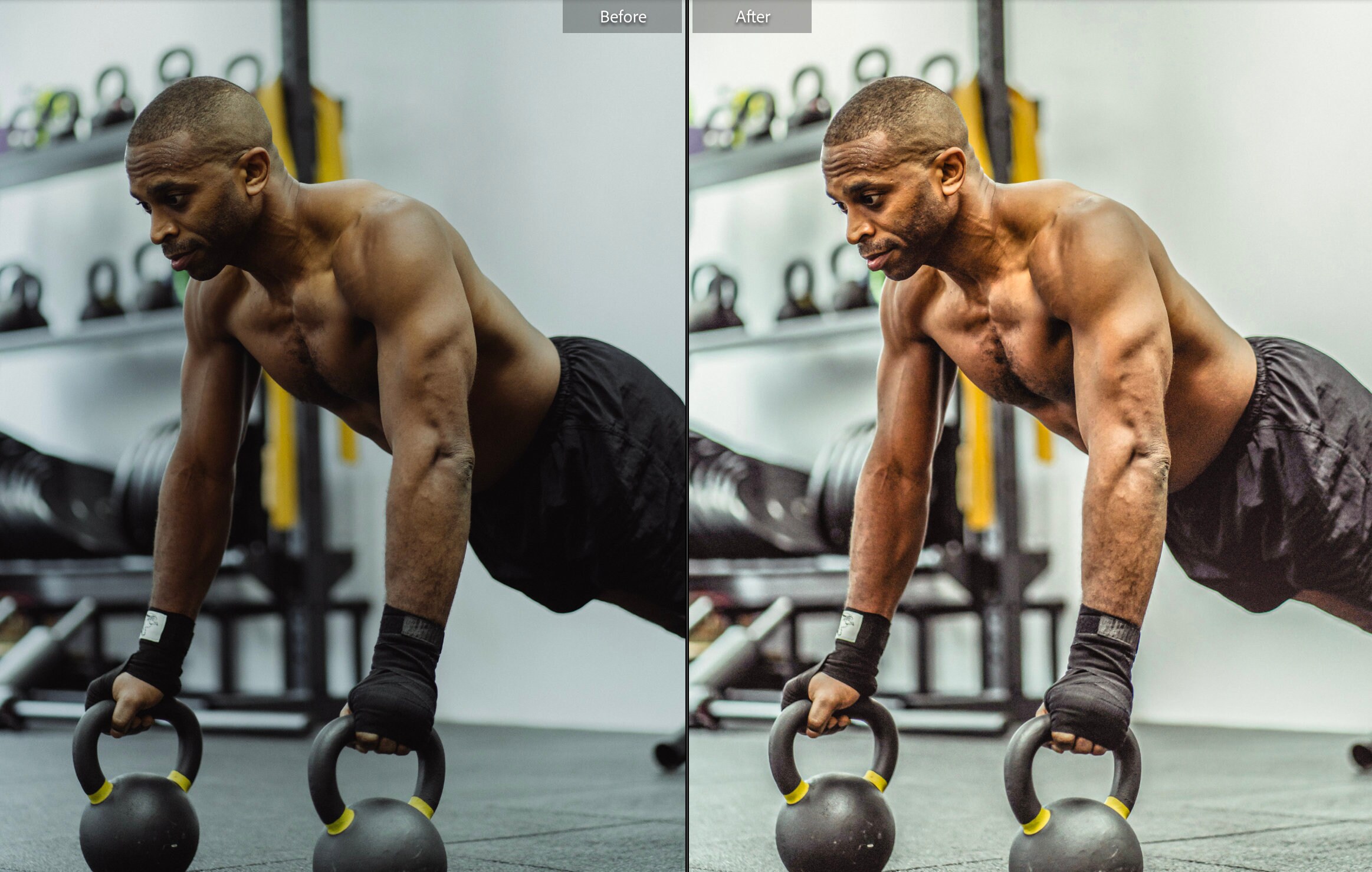 10 Workout Presets Lightroom Gym Filters Instagram Fitness Presets VSCO