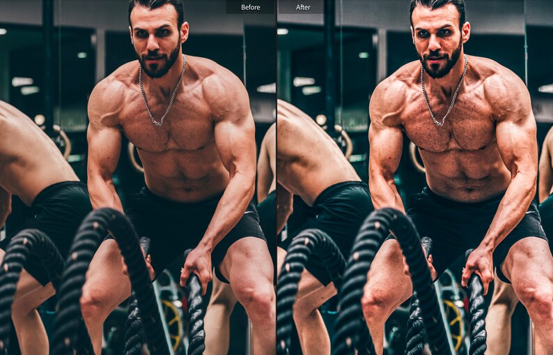10 Workout Presets Lightroom Gym Filters Instagram Fitness Presets VSCO