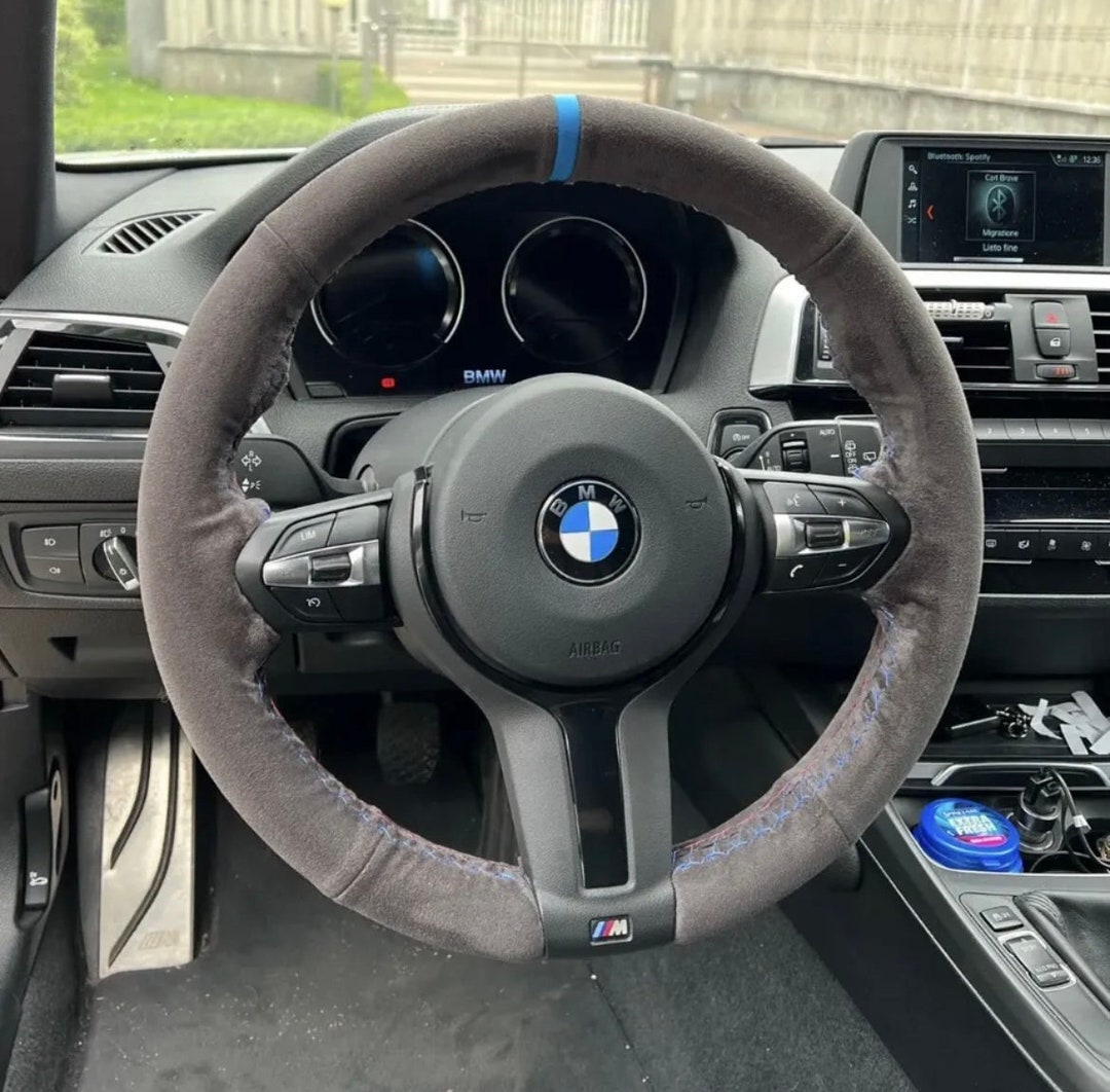 BMW M Sport Alcantara Steering Wheel Cover DIY Self Stitch Etsy UK