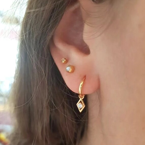 Crystal ear rings | Perfect Minimalist Look |Gift… - image 8