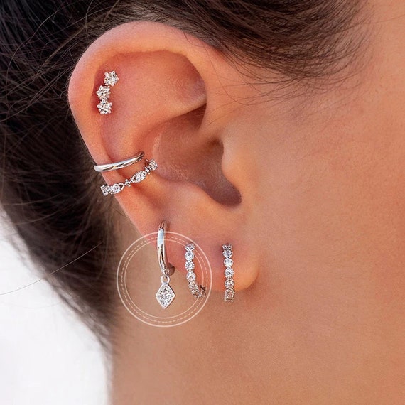 Crystal ear rings | Perfect Minimalist Look |Gift… - image 9