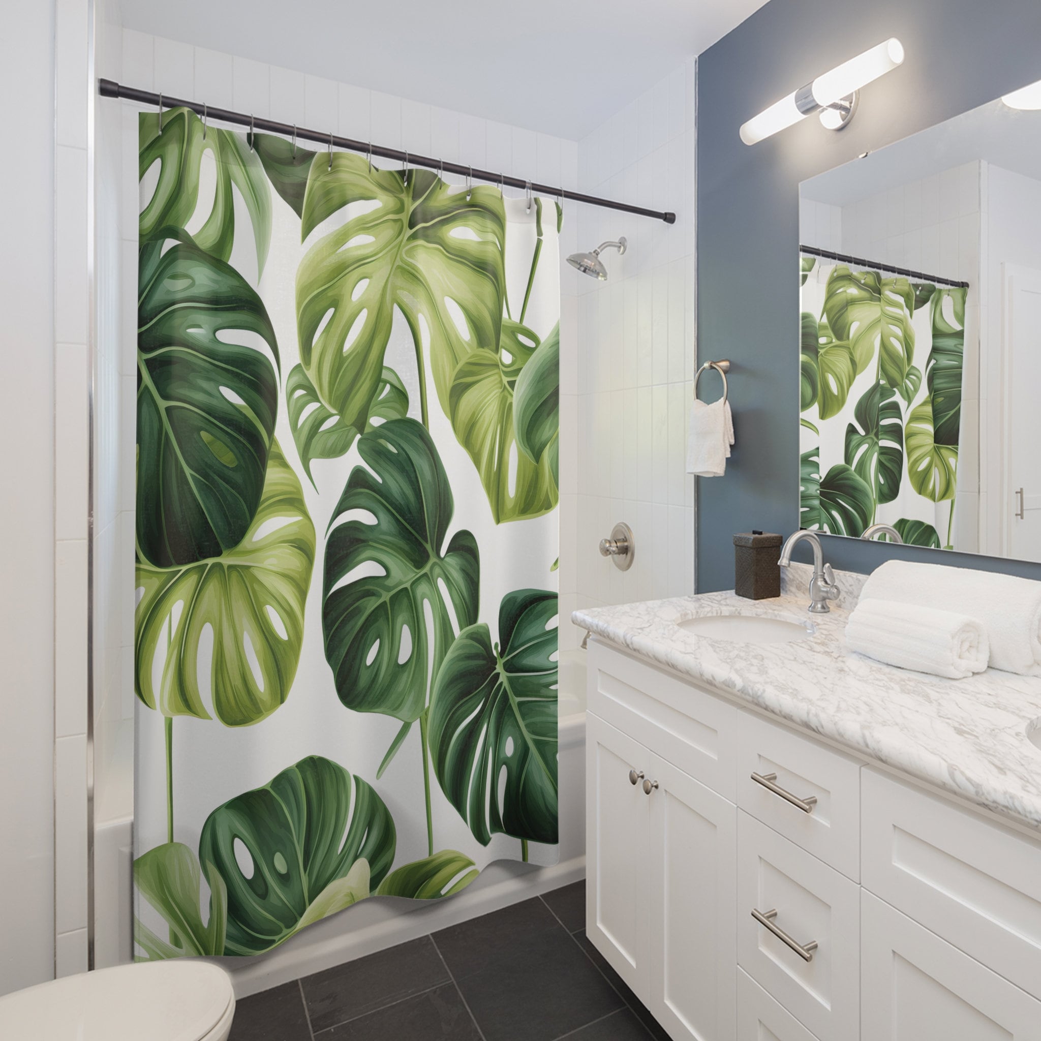 Monstera curtain - Etsy.de