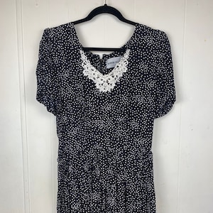 Madison Wells Collection Black & White Dress