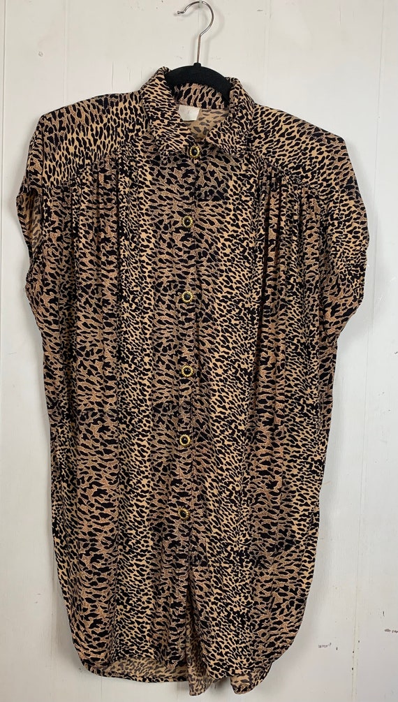 Leopard Print Plus Size Top/Dress