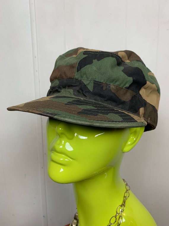 Woodland Camouflage Printed Cap