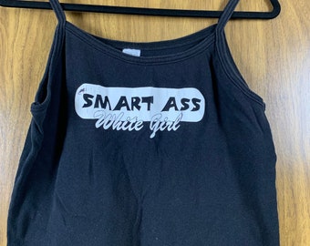 Smart Ass White Girl Baby Tank Top
