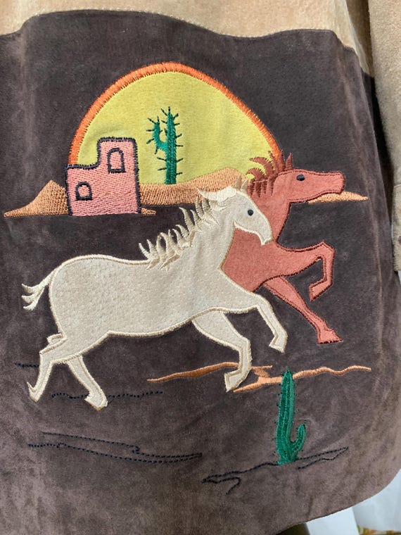 Quacker Factory Plus Size Suede Jacket with Wild … - image 7