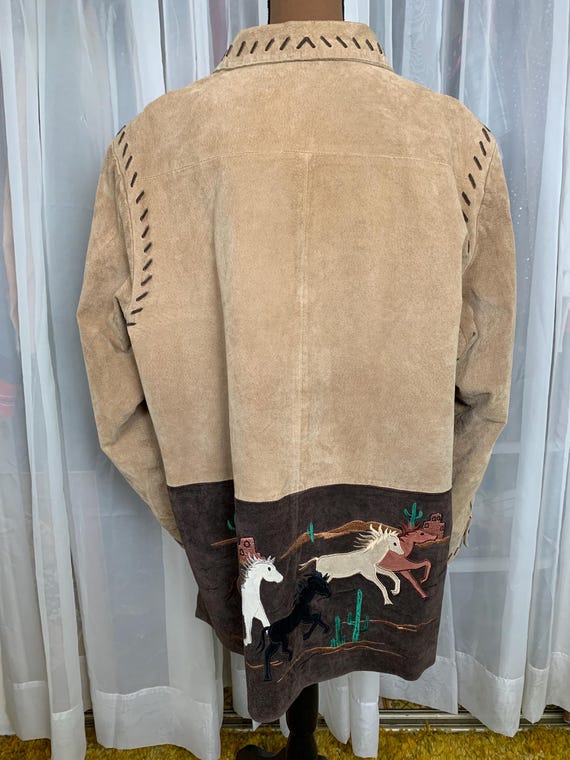 Quacker Factory Plus Size Suede Jacket with Wild … - image 4