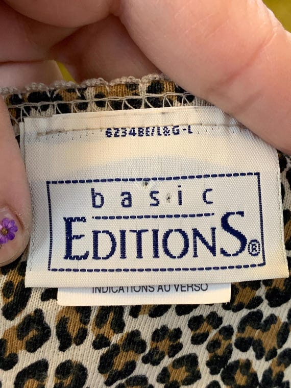 Basic Editions Leopard Print Tshirt - image 6