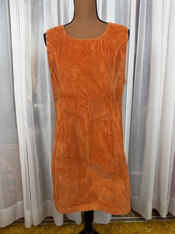 Marsh Landing Cords Orange Dress