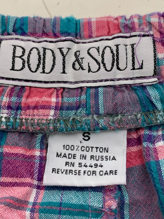 Body & Soul Plaid Short View 6