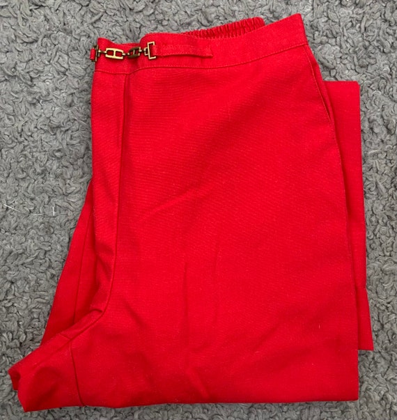 Alfred Dunner Vintage 1990s Red Pants