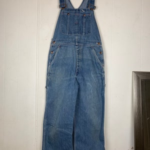Big Mac Square Bak Denim Overalls