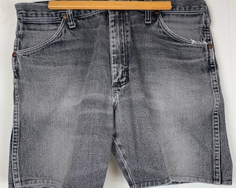 Wrangler Hemmed Cutoff Denim Shorts