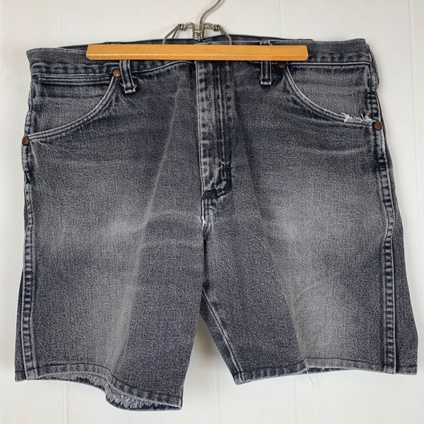 Wrangler Hemmed Cutoff Denim Shorts