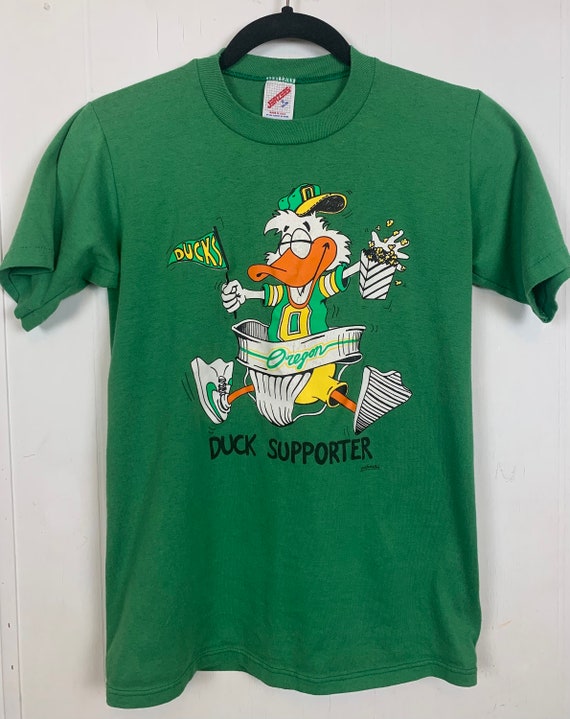 Oregon Ducks Vintage 80s Duck Supporter T-shirt