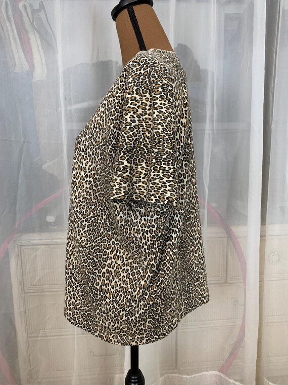 Basic Editions Leopard Print Tshirt - image 3