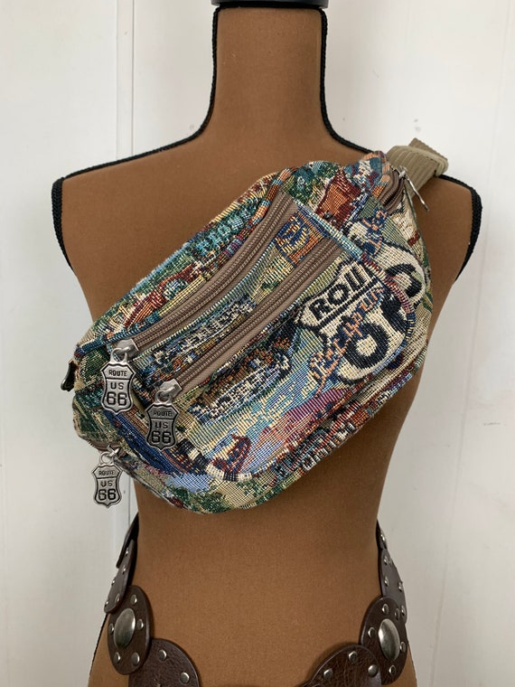 Pioneer Express Route 66 Tapestry Fanny Pack