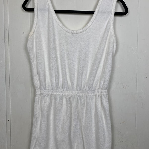 Wear it Out White Terry Cloth Romper