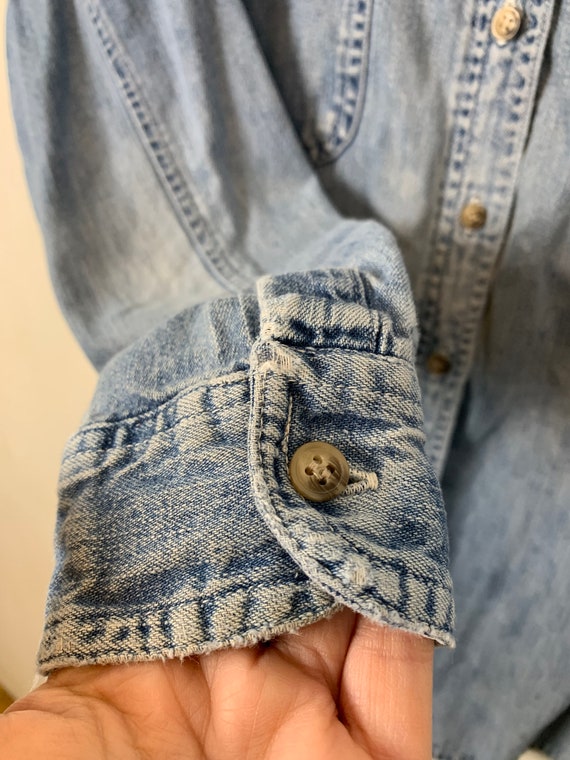 Winnie the Pooh Long Sleeve Denim Button Down - image 7