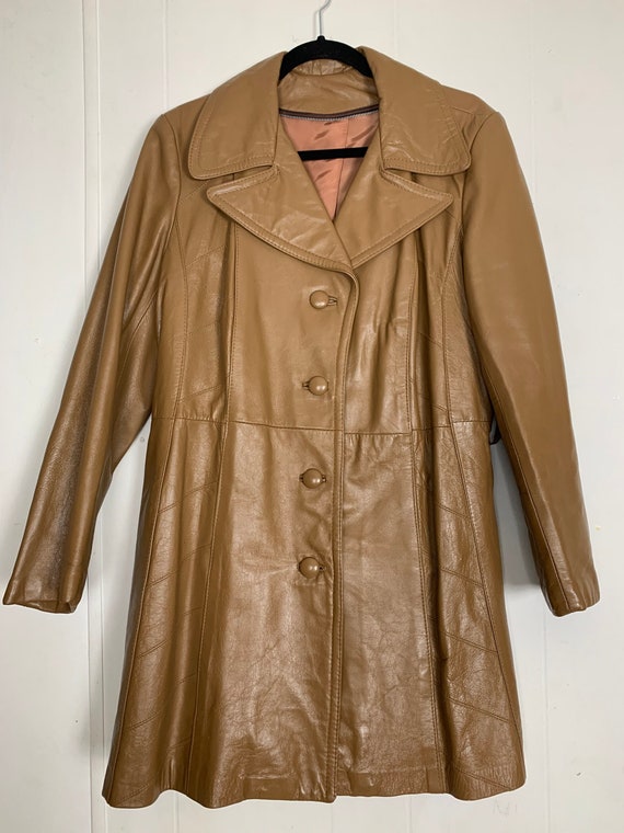 1970's Soft Leather Coat