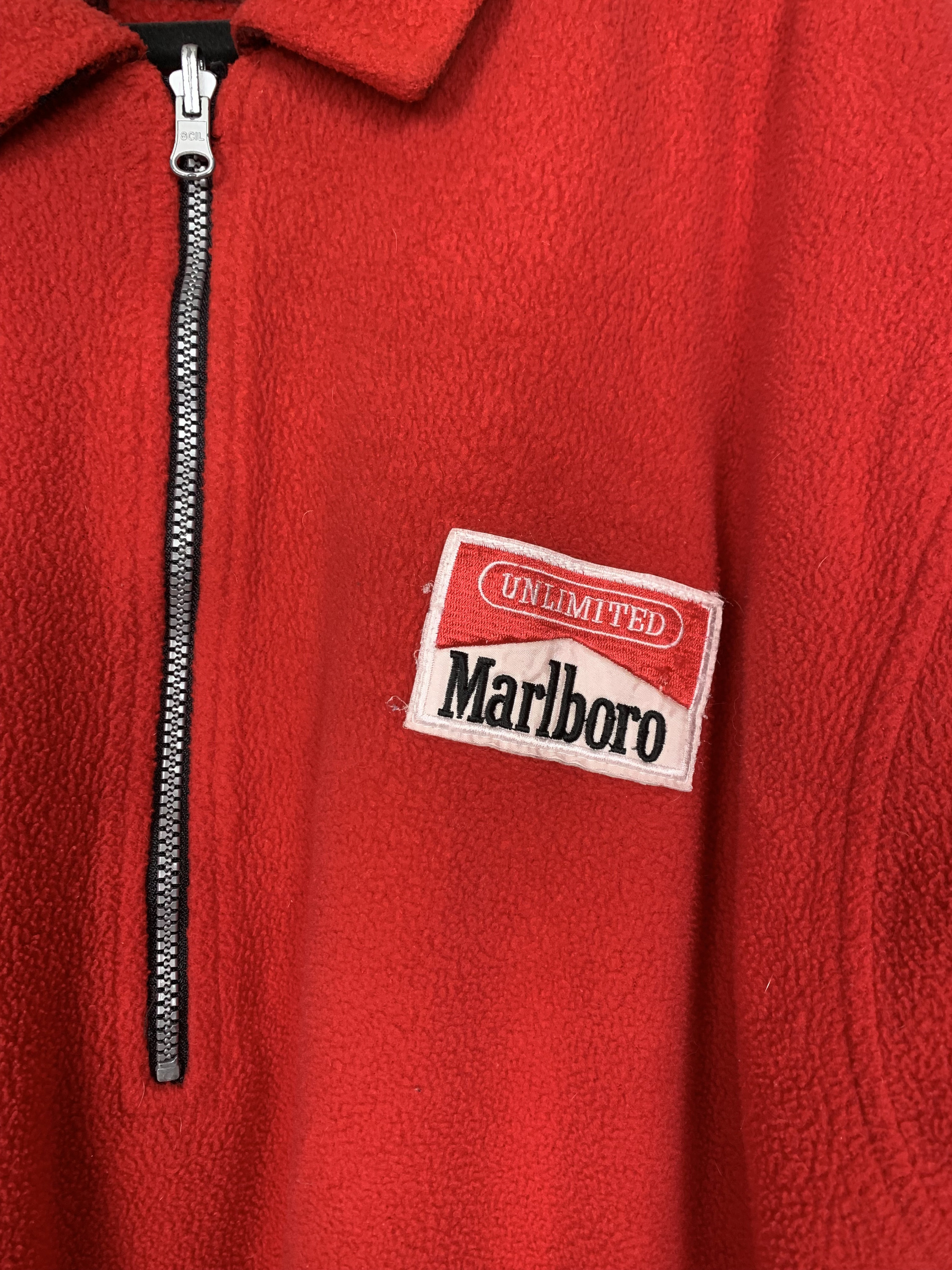 Reversible Marlboro Half Zip Pullover Fleece Jacket Etsy